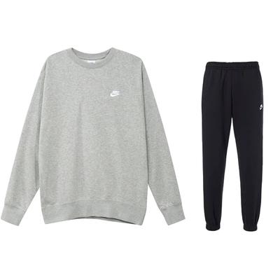 Nike Casual Sportswear Sets Unisex Crew Neck Moderate BV2667-063+BV2738-010