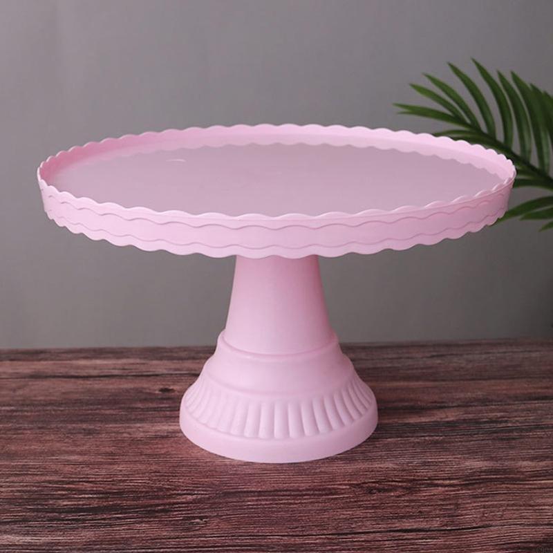 C90A Plastic Cake Stand Display Rack Wedding Decoration Birthday Cake Tray Dessert Cake Tools Desktop Tray for Wedding Birthday
