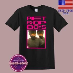Pet Shop Boys Men s Black T-Shirt Tee Top Unisex S