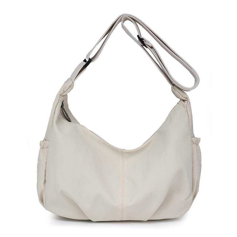 

Женская сумка через плечо на одно плечо, повседневная и универсальная, многокарманная, вместительная сумка для пельменей жемчужина белый