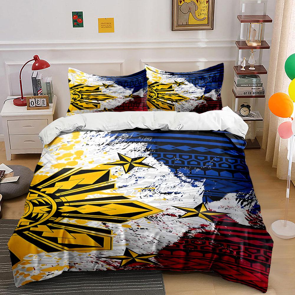 Yellow sun and stars. Bedding sets Duvet cover sets Duvet covers Pillowcases(1*Duvet Cover 2*Pillowcases without duvet insert)