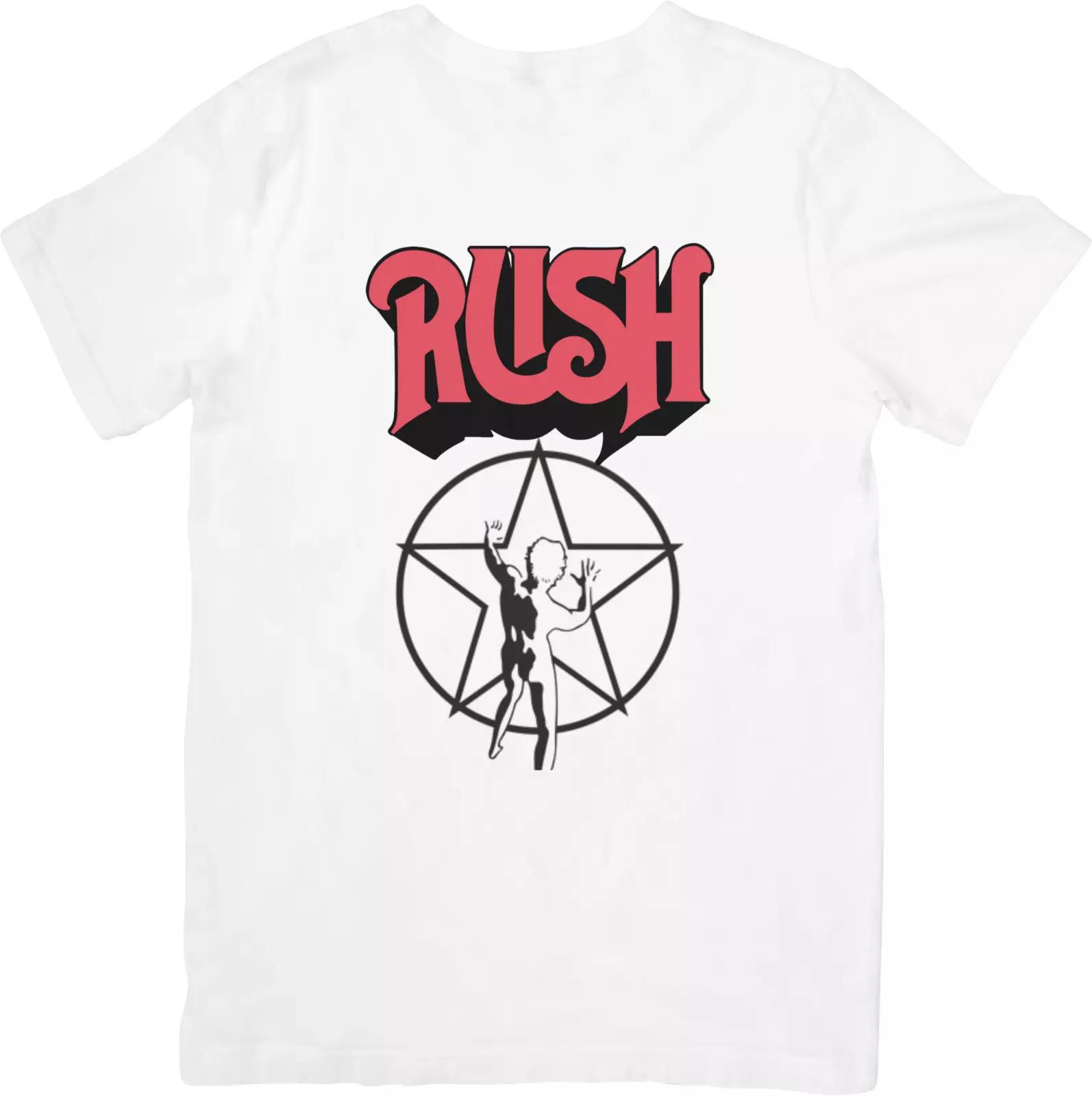 

Rush Music Fit for Men & Women Quality Cotton T-Shirt White. XL