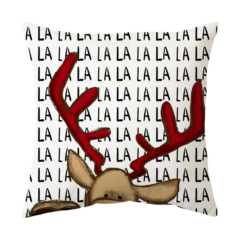 Pillow Cartoon Christmas Pillow Cover Sofa Cushion Cover Cushion Cover Home Furnishings