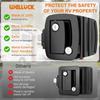 WELLUCK RV Door Lock Replacement With Paddle Deadbolt, 100% Metal Camper Door Latch Handle Lock, RV Entry Door Lock For Camper Horse Travel Trailer