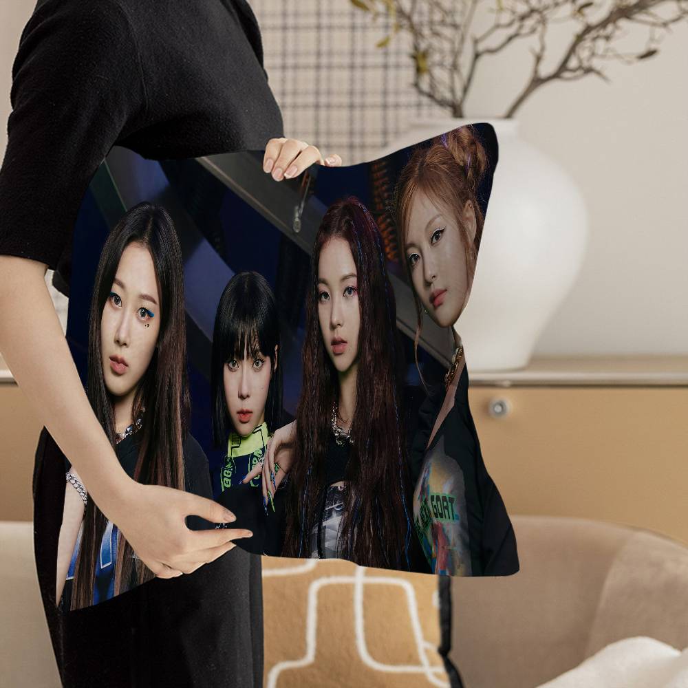 Korean Kpop Group AAespas Cushion Cover Pillowcase Upholstery Sofa Throw Pillow Home Decor Pillowcas
