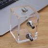 200ml Clear Water Tank Reservoir G1/4 2 Thread Mini Square Water Tank 5mm Thickness for PC Liquid Cooling System Accessories