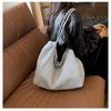 Chic Large-Capacity Denim Tote for Women - 2026 Artistic Versatile Casual Shoulder Bag for School and More