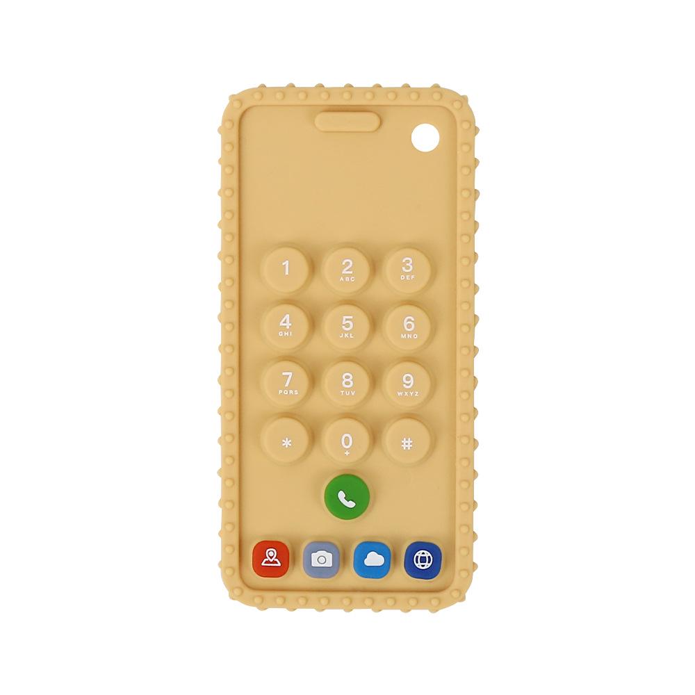 Silicone Teether Remote Control Toy for Babies 6+ Months