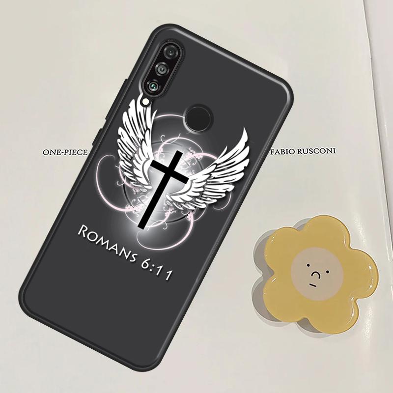 Angel Wings Heart For Huawei Nova 11 9 10 SE Y60 Y70 Y90 Y61 Y91 Nova 3i 7i 8i 11i P20 P40 Lite P30 Pro Case