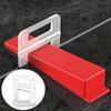 100Pcs Ceramic Tile Spacers Tile Leveling System Clips 1.0/2.0/3.0Mm For Ceramic Tile Laying Leveling Construction Tools