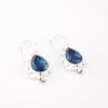 London Blue Topaz Gemstone 925 Sterling Silver Earrings Jewelry Gift For Her EE-163-10