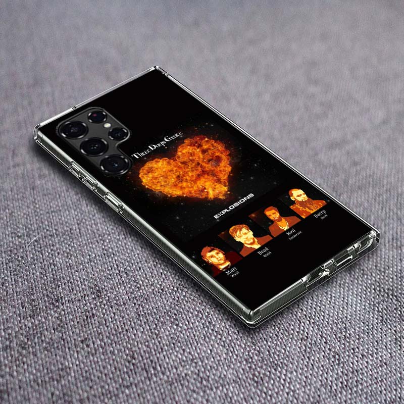T-Three Days G-Grace band Phone Case For Samsung Galaxy S24 S23 S21 S20 FE S22 S26 Ultra S25 Edge S10 Plus Cover Clear TPU Capa