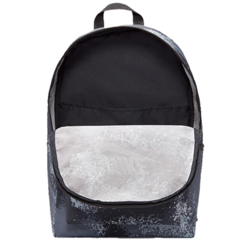 Nike Fabric Backpack Regular Unisex Black Gray Lightweight Casual DH9466-068