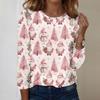 Long Sleeve Shirts For Women Cute Print Graphic Tees Blouses Casual Plus Size Basic Tops Pullover