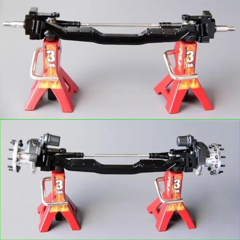 1:14th Scale Metal Simulation Unpowered Front Axle for Tamiya RC Truck SCANIA 770S R620 VOLVO BENZ Arocs MAN TGX Car Accessories