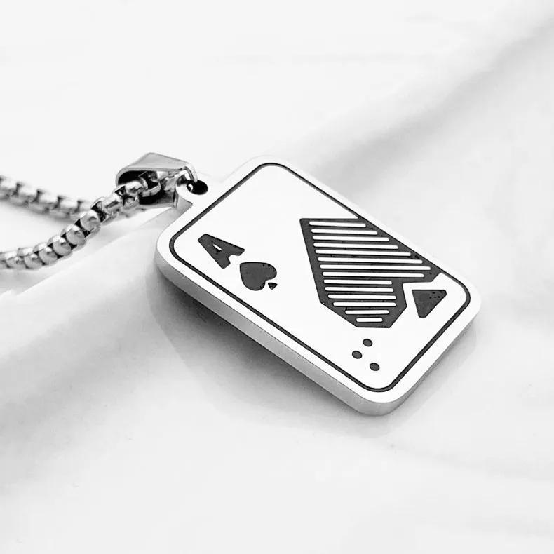 Titanium Steel Scared Cat Necklace For Women Men Korea Fashion Kpop Black Cat Pendant Sweater Chain Couple  Party Gift