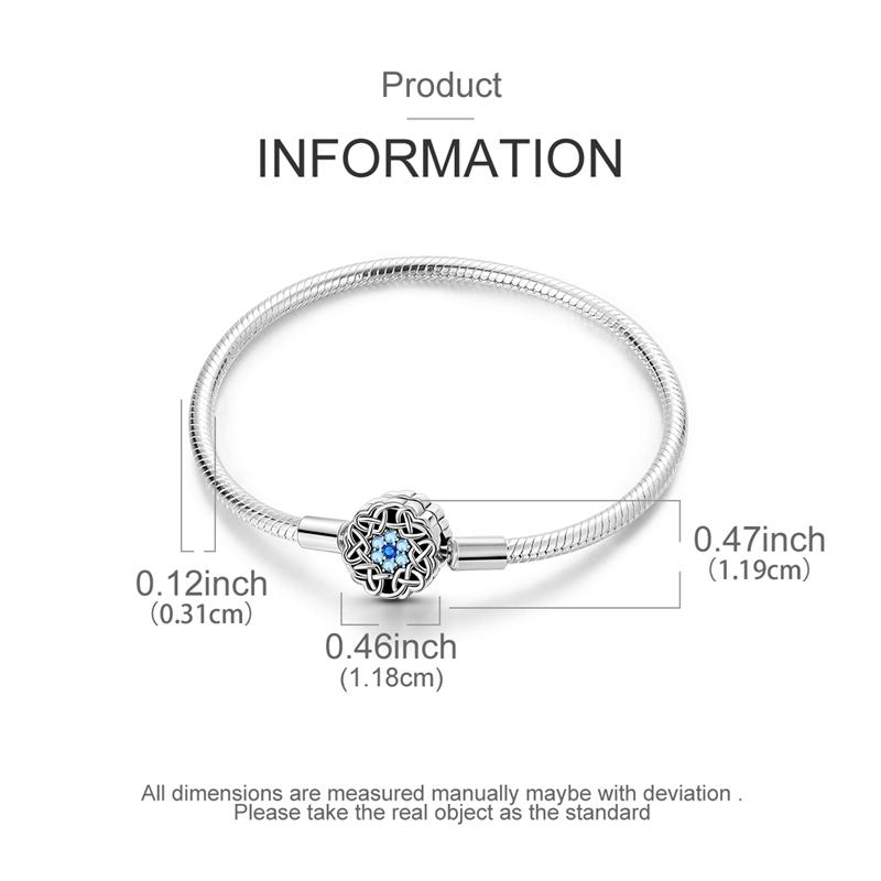Bracelet 925 Silver Bracelet 17-20CM Love Heart Zircon Original Bracelets Fit Charms Bracelets Jewelry Gifts
