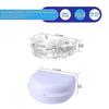 Aleko Anti-snore Mouthguard, Adjustable Anti-snoring Mouthpiece, Night Time Teeth Mouthguard Bruxism Sleeping Bite Guard