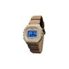 CASIO Customized Watch Modified Series Fashion Trend Life Waterproof W-218HC-4A2V modified-Skyline Rose Quartz Resin Strap FenSeBiaoDaiLanSeBiaoJing