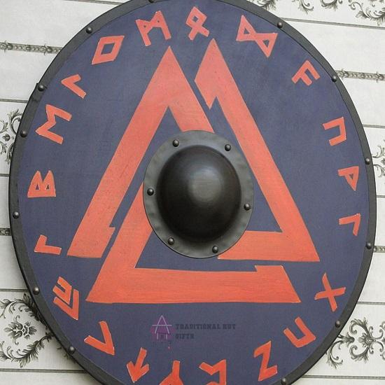 Royal Handicraft Battle Warrior Shield Knight Cosplay Shield 60.96 Cm Viking LARP Replica Shield