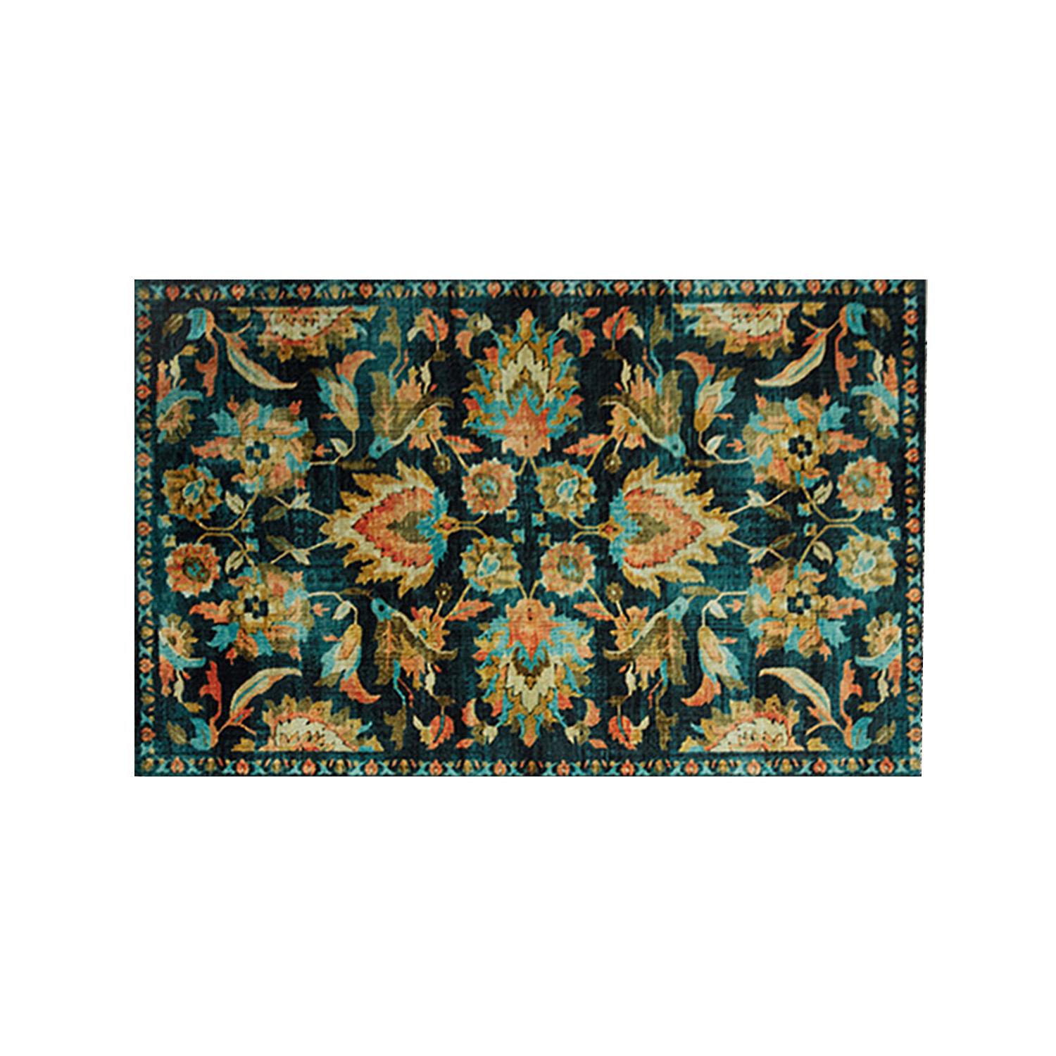 

Ретро Классический Придверный Коврик, Ковер для Гостиной, Грязеотталкивающий Коврик для Спальни, Ковер для Дивана, Ковер для Кухни 40X60CM 1.3X2FT