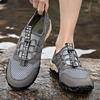 2024 Summer Breathable Mesh Men's Shoes Hollow Out Casual Anti Slip Mountaineering Outdoor Mesh Shoes