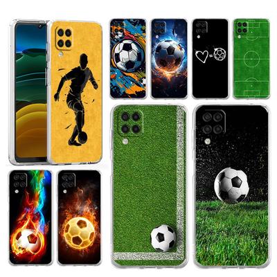 Pouzdro Pro Samsung A54 A52 A50 A70 A30 A40 A20S A20E A02S A12 A14 A22 A24 A42 A34 A32 5G A04s Kryt Fotbalová Vášeň Fotbalový Míč