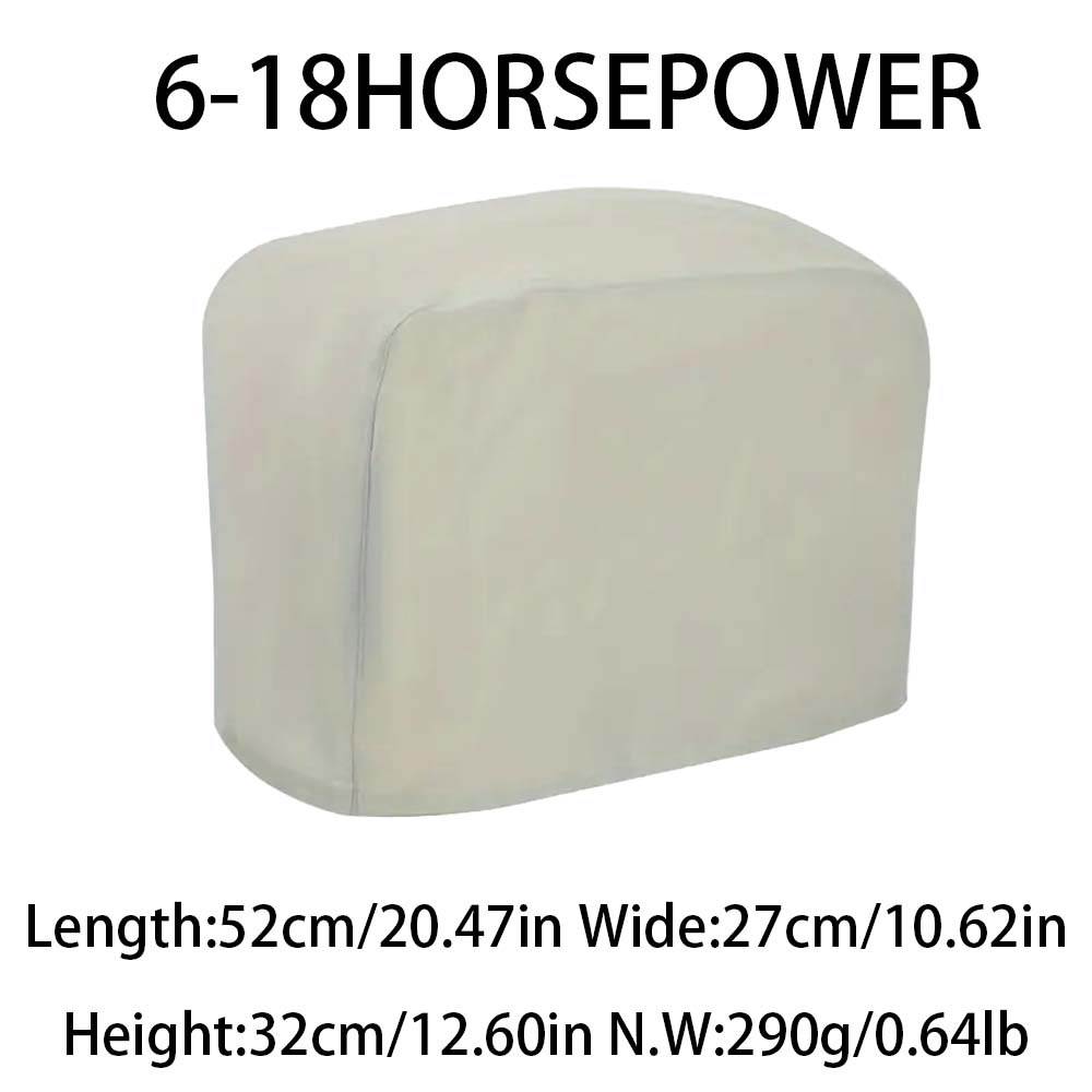 Winter Thickened and Durable Oxford Cloth Outboard Hood, Suitable for 6-250 Horsepower Ship Protective Cover