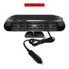 New Electric Car Heater Air Cooler Fan 12V Portable Demister Defroster Heating Fan 200W Dryer Windshield Defogging Accessroi