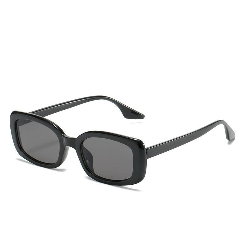 New Retro Small Frame Sunglasses, Men S And Women S European And American Trend Rectangular Sunglasses, Colored Street Sunglasses spot