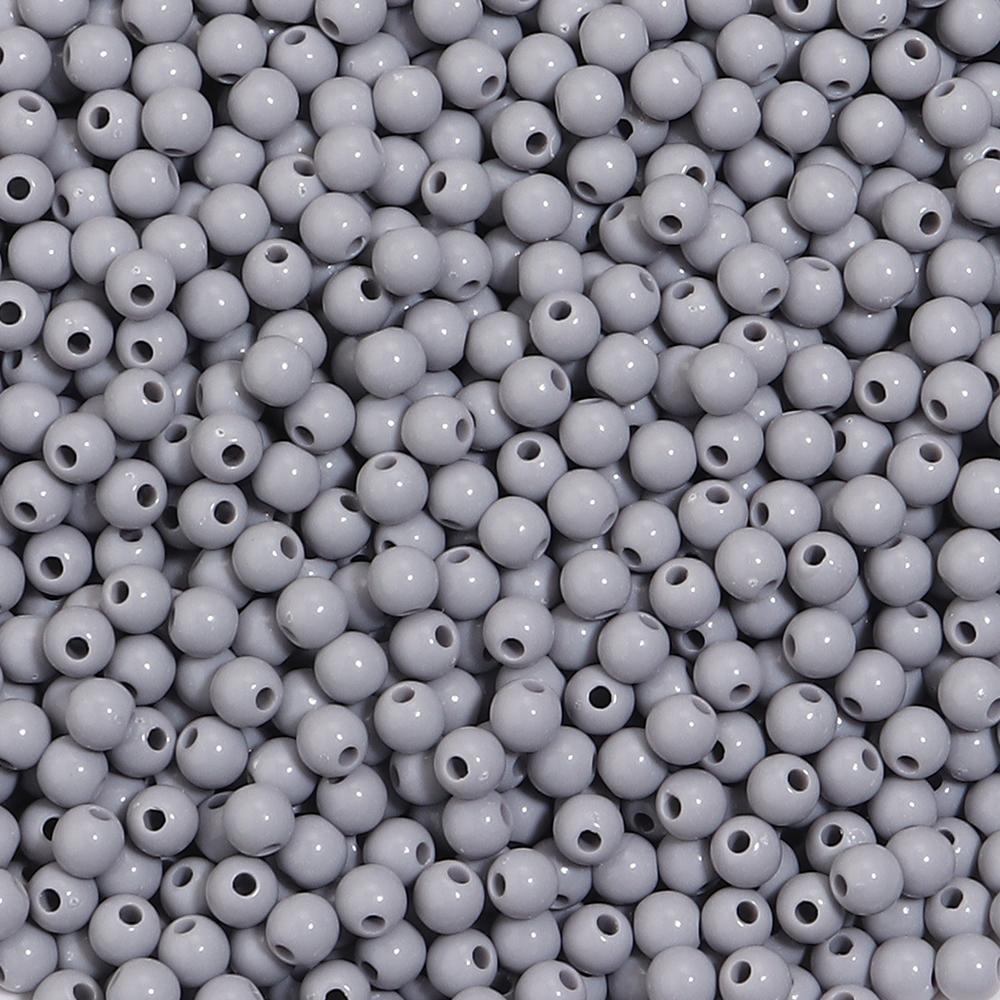 1000pcs/lot 5mm Solid Color Acrylic Round Beads Loose Spacer Mini Seed Bead For Jewelry Making DIY Bracelet Necklace Accessories