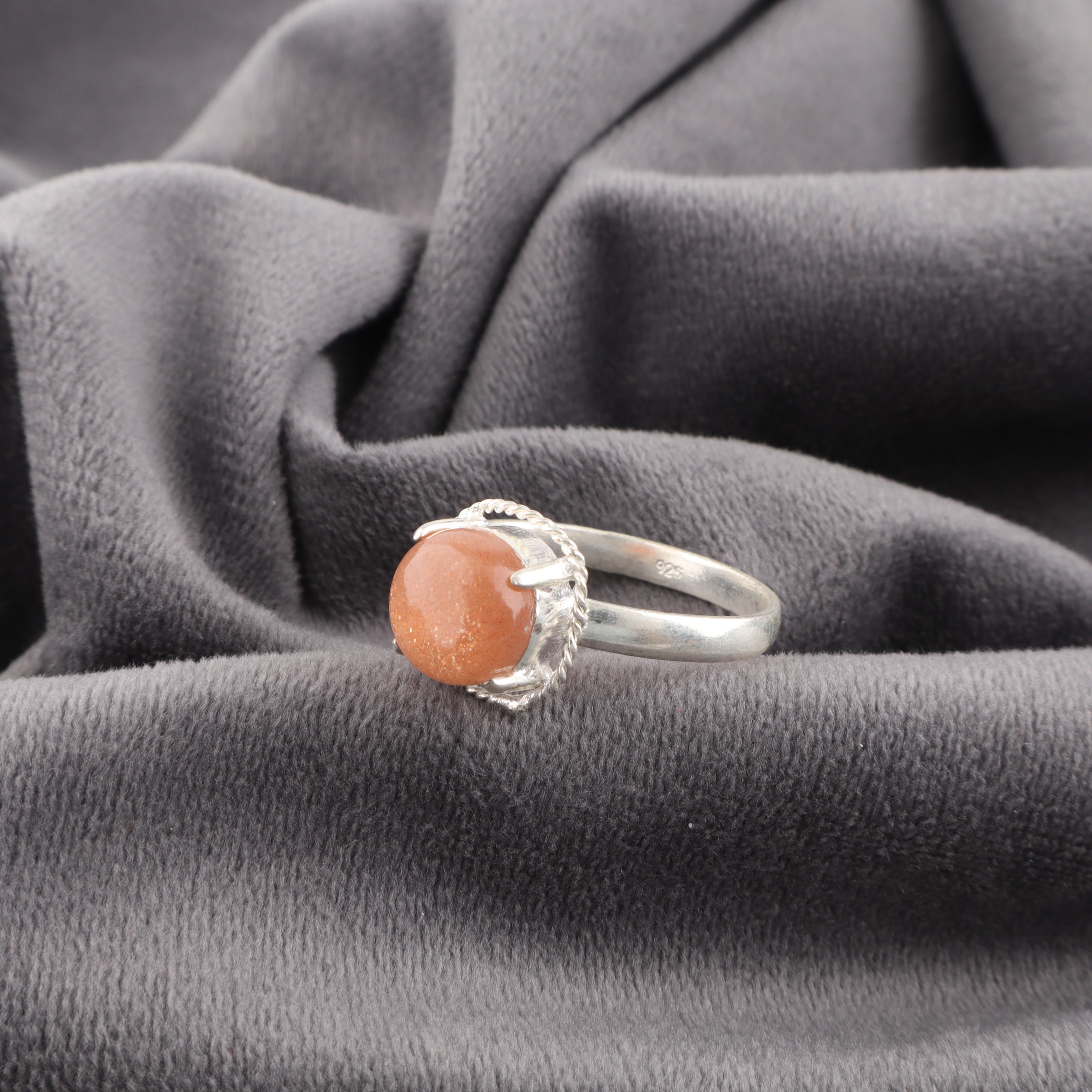 

Peach Moonstone Gemstone Jewelry, 925 Solid Sterling Silver Ring, Handmade Gorgeous Silver Ring, For Wedding Gift 12 персиковый