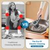 LED Display Electric Cleaning Brush Wireless Kitchen Sink Cleaning Brush 5-in-1 IPX7 Waterproof Electric Pot Brush Cleaning Tool