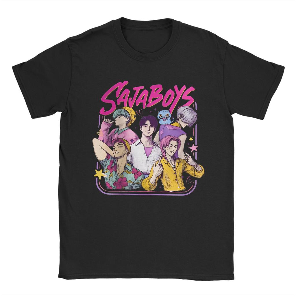 Demon Hunters Derpy Tiger Men's T Shirt  Novelty Tees Short Sleeve Crew Neck T-Shirts Pure Cotton Gift Clothing