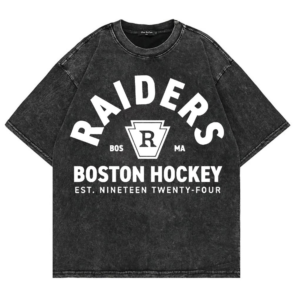 100% Baumwolle Vintage Gewaschen Beheizte Rivalität Ilya Rozanov 81 Boston Raiders T-Shirt Herren Scott Hunter Shane Hollander Säurewaschung T-Shirts