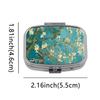 Light-proof Pill Box With 2 Compartments Travel Sealed Box Small Pill Organizer Container