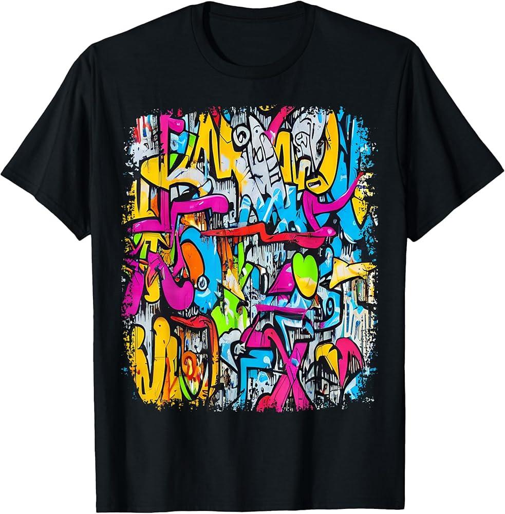 Graffiti Artist In Urban Style Street Funny Art Graffiti T-Shirt Unisex T-Shirt XXXXL