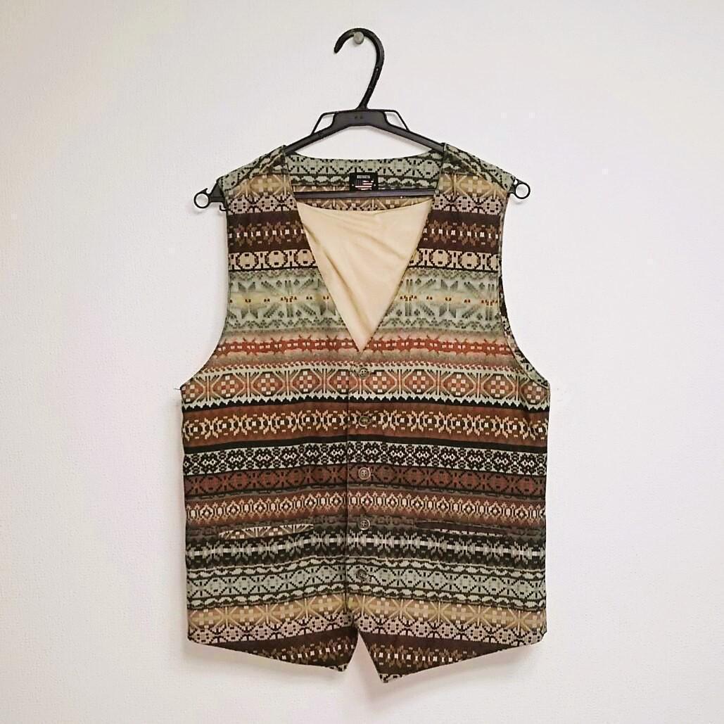 

[Б/У] Облигации и Мир/Жилет Native для любителей американского кэжуала, винтажа и байкерского стиля