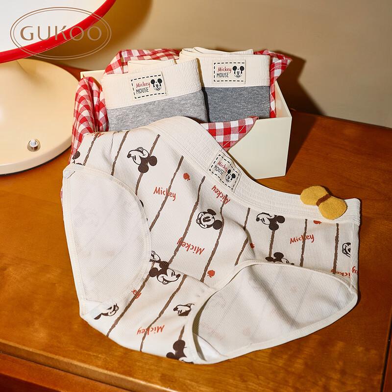 Женский хлопковый комплект нижнего белья Gukoo Disney Микки L