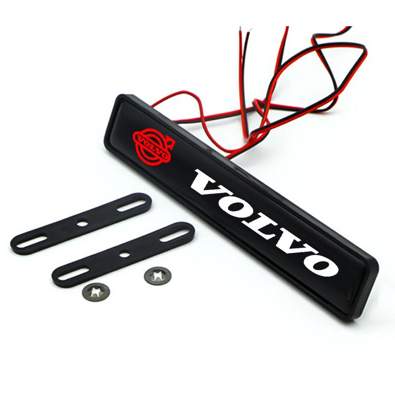 Car Front Cover Grille Lamp Emblem Decor Lightings LED Lights Exterior Accessories For VOLVO Rdesign S80L S60L V40 XC60 V60 XC90