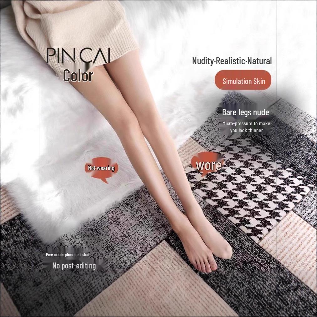 

Women s Nude Feeling Pantyhose - Thin & Fleece Lined Options for Spring, Autumn, Winter 100g Spring/Autumn No Fleece [15-25℃]