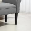 Soft Upholstered Bed Bench, 102x36x51 cm, Grey