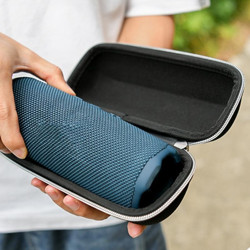 EVA Shell Speaker Carrying Case With Adjustable Strap For Flip 7/6/5 Outdoor Travel And Enhances Device Protections