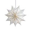 Durable Paper 3D Snowflake Ornament Waterproof Wrinkles Resistant for Christmas Tree Ceiling Window Decoration