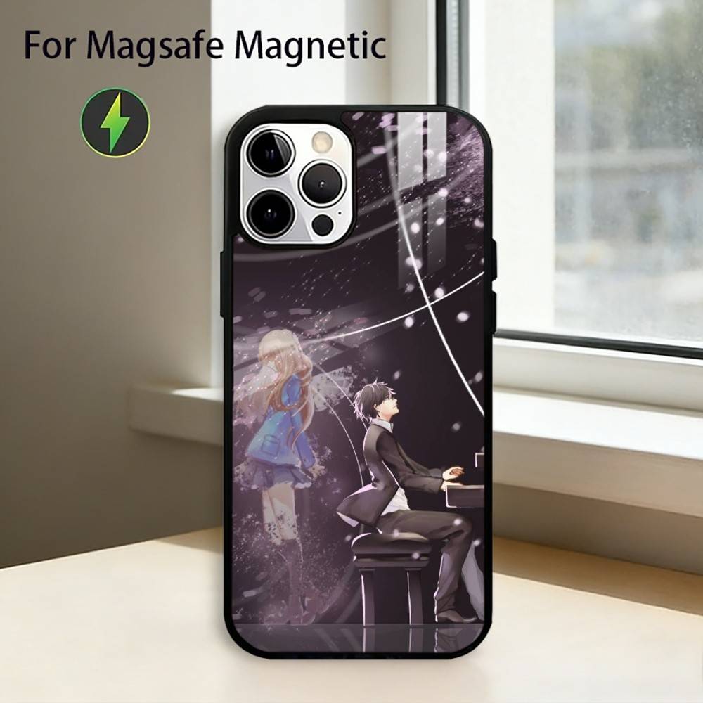Anime Beyond the Boundary Phone Case For iPhone17,16,15,14,13,12,11 Plus,Pro Magnetic For Magsafe Wireless Charging