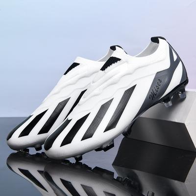 Neue Herren Fußballschuhe Stollen Outdoor Sport Training Atmungsaktive Fußballschuhe Lange Stollen FG Jungen Rutschfest Spiel Bequem