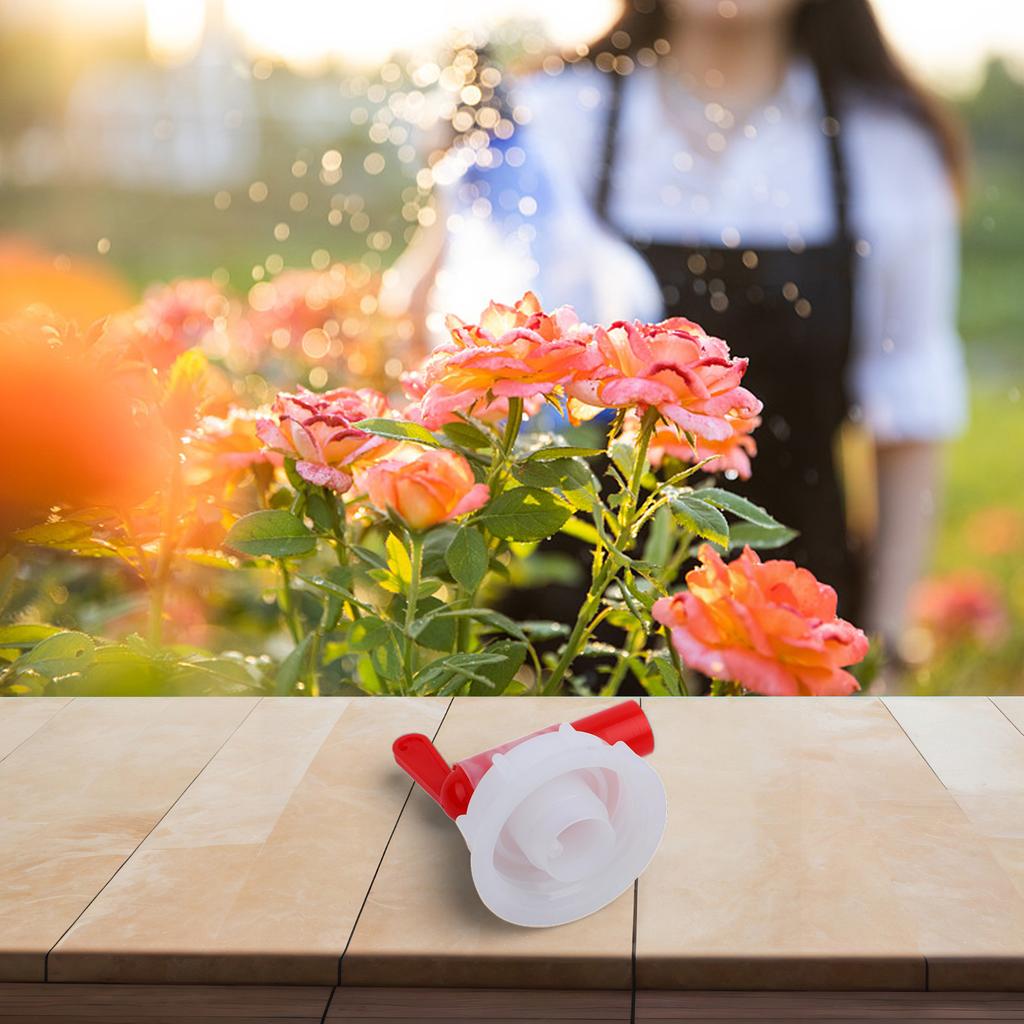 1/2 Pcs DN61 61mm Horticultural Plant Nutrient Solution Faucet Red White Plastic Faucet Litre Canister Tap Watering Faucet