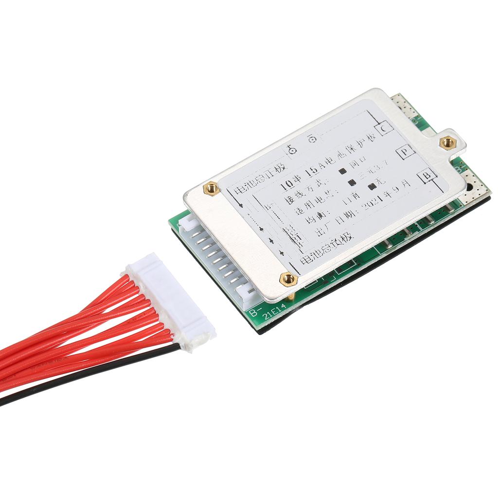 10S 15A 36VCelsius37V Protections Board Li-ion Batterys BMSCelsiusPCBCelsiusPCM Board with Balance Function for E-Bike Electric