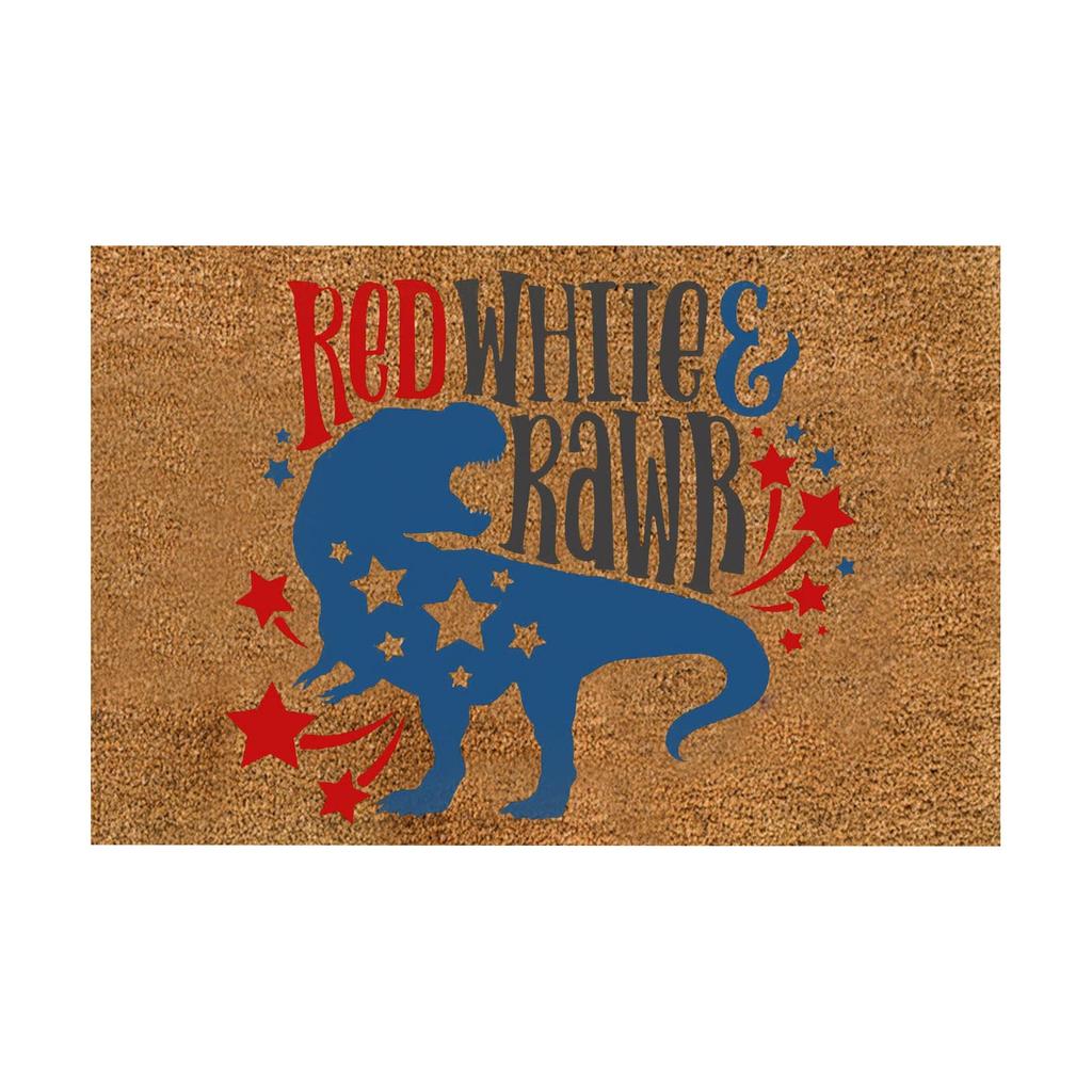 Independence Day Decorative Door Mat - Indoor Outdoor Carpet Home Floor Mat - Rubber Entrance Bathroom