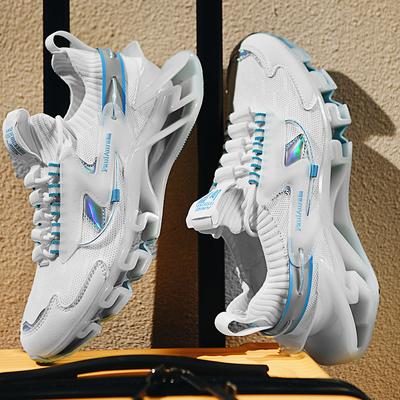 Hommes/femmes haute qualité lame semelle mouche tricot respirant grande taille chaussures hommes espadrilles décontractées femmes chaussures de Fitness
